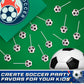 Soccer Lollipops 12Pk- Soccer Candy For Soccer Party Supplies - Soccer Ball Candy For Soccer Birthday Party Decorations - Soccer