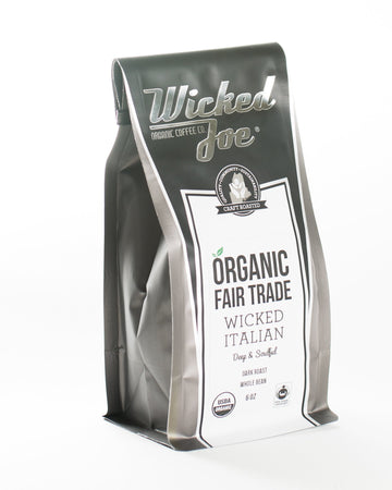 Wicked Joe Coffee French Whole Bean, 12 Oz, Red