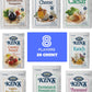 Salad Dressing Packets | 8 Flavors: Balsamic Vinaigrette, Blue Cheese, Caesar, Country French, Ranch, Golden Italian, Parmesan A