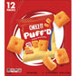 Cheez-It Puff'd Cheesy Baked Snacks, Puffed Snack Crackers, Double Cheese, 8.4oz Box (12 Pouches) - Perfect Kids' Grab N' Go Snack