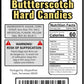Shippedfast Butterscotch Hard Candies - Individually Wrapped, 5 Pound Bag, Large Size