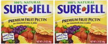 Sure Jell Premium Fruit Pectin For Homemade Jams And Jellies, 100% Natural, 1.75 Ounce (Pack Of 2)