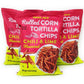 Trader Joe's Rolled Corn Tortilla Chips Chili & Lime Flavored Net Wt. 9 Oz (255g) - Pack of 3
