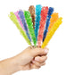 Candy Envy Assorted Rock Candy Crystal Sticks - 36 Individually Wrapped - X-Large - Multi Color