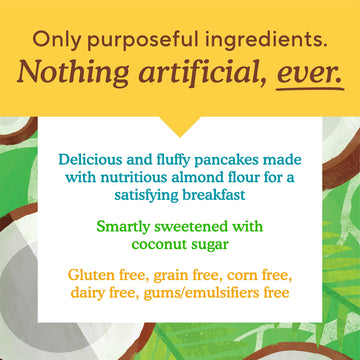 Simple Mills Almond Flour Pancake & Waffle Mix, Original - Gluten Free, Plant Based, Paleo Friendly, Breakfast 10.7 Ounce (Pack Of 6)