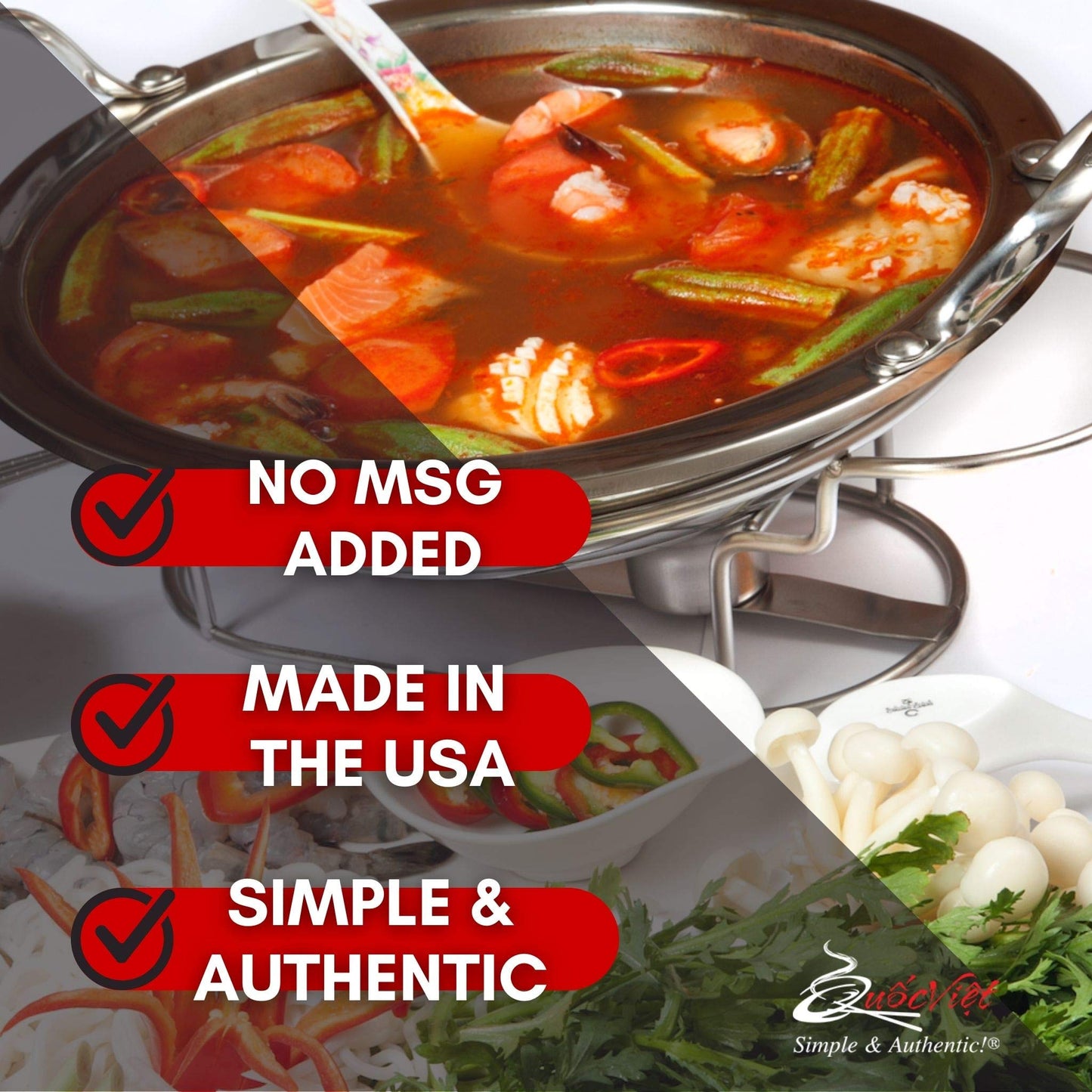 Quoc Viet Foods Thai Tom Yum Flavored Soup Base 10Oz Cot Lau Thai Lan Brand