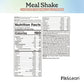 Fit & Lean Meal Shake Meal Replacement with Protein, Fiber, Probiotics and Organic Fruits & Vegetables, Chocolate Peanut Butter