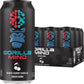 Gorilla Mind Energy Drink | Unmatched Energy  Amplified Focus | N-Acetyl-L-Tyrosine  Alpha-GPC  200mg Caffeine  Uridine  Saffron | 0 Sugar Or Artificial Colors | 16oz  12-Pack (Black Cherry Vanilla)