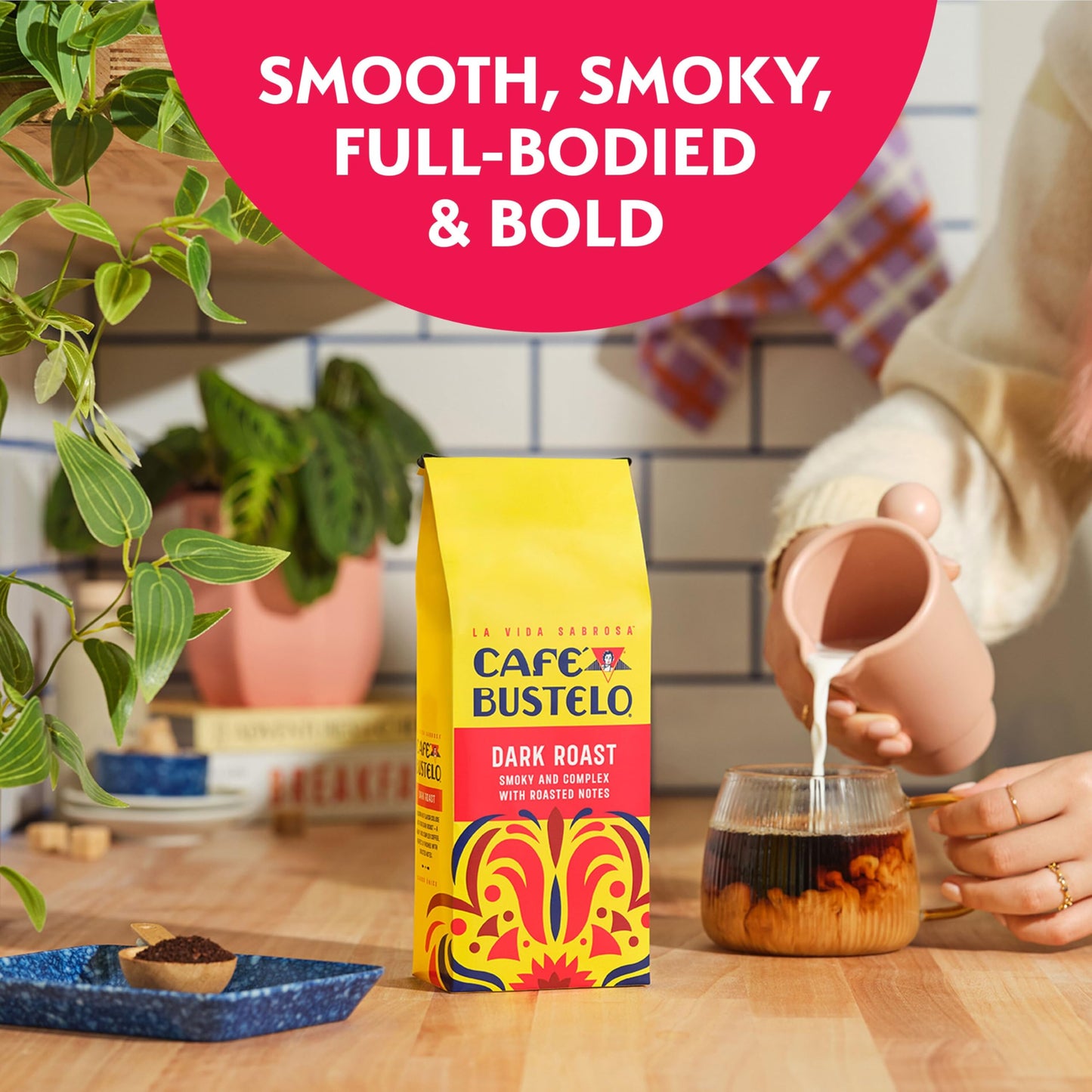 Caf   Bustelo Dark Roast Ground Coffee 11 Ounce Bag