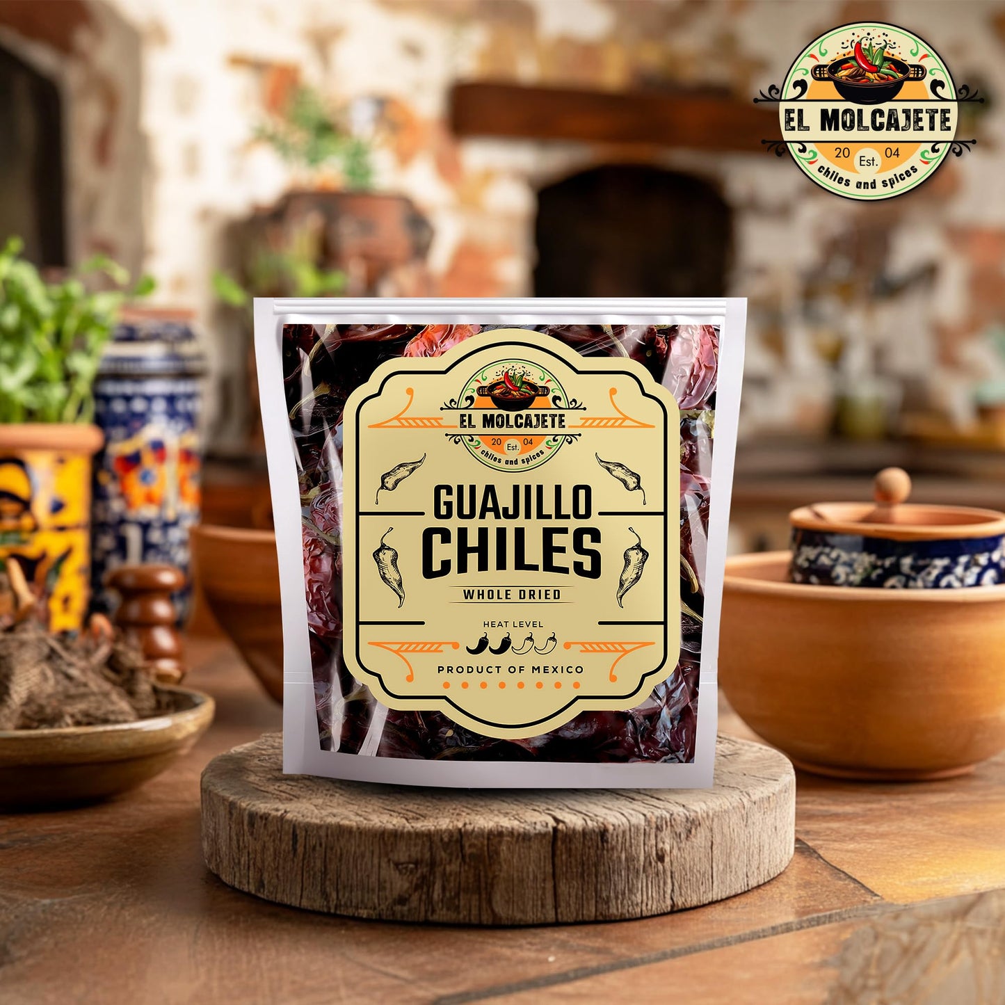 Dried Guajillo Chile Peppers 16Oz (1Lb) - All Natural, Mild To Medium Heat With Bold, Smoky Flavor For Authentic Mexican Mole, S