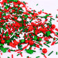 Edible Christmas Sprinkles For Cookies, Red And Green Sprinkles, Christmas Jimmies Sprinkles, Christmas Tree Candy Sprinkles For