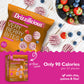 Drizzilicious Mini Rice Cakes Very Berry - Rice Crisps, Healthy Snack For Mature-Themeds And Kids, Flavored Rice Cakes, Vegan, Gluten Free, Allergen Free, Only 90 Calories Per Bag - .74 Oz (Pack Of 10)
