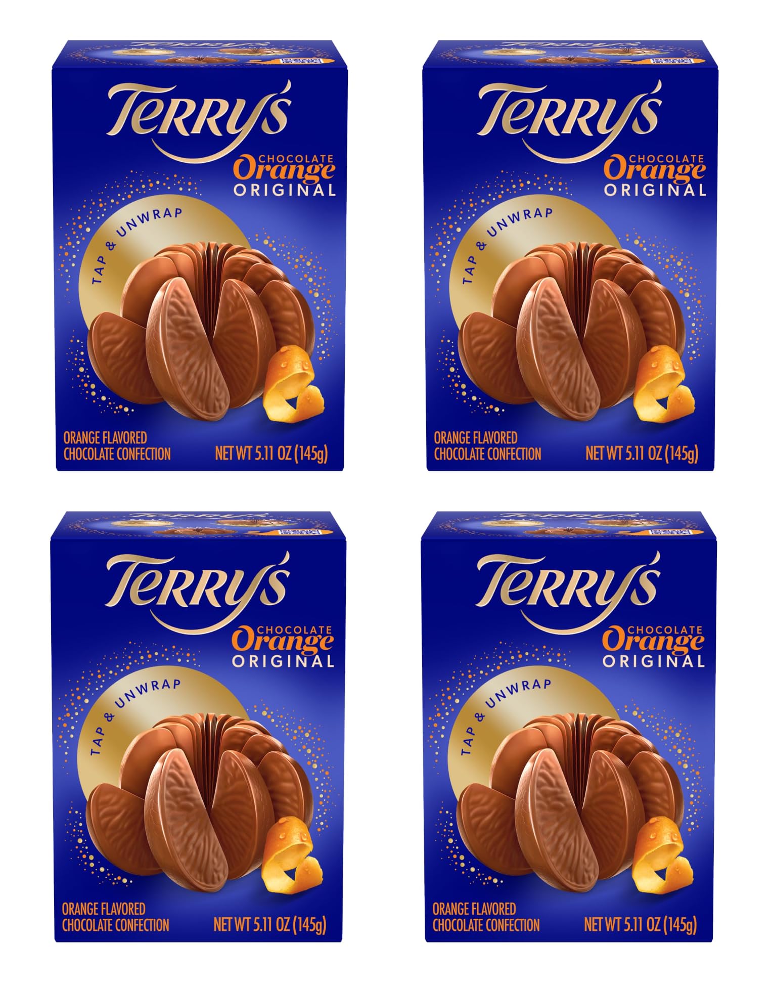 Terrys Milk Chocolate Oranges Delicious Tasting Chocolate - Stocking Stuffer and Party Favors - Great for Sharing with Friends and Family