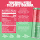 GYM   Athletic Focus Drink - KSM-66 Ashwagandha, Lions Mane, L-Theanine, 200mg Green Tea Caffeine, Rainbow Sherbet Flavor, 12 Pack