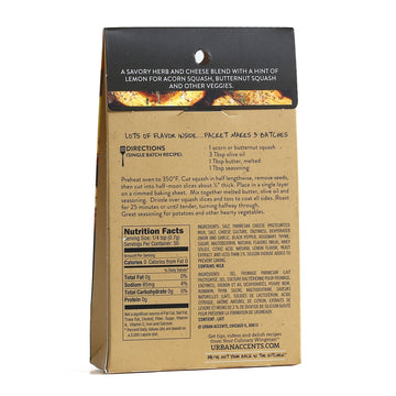 Parmesan Mediterranean Veggie Roaster Seasoning Blend - Vegetable Spice Mix, Urban Accents 1.25 Ounce