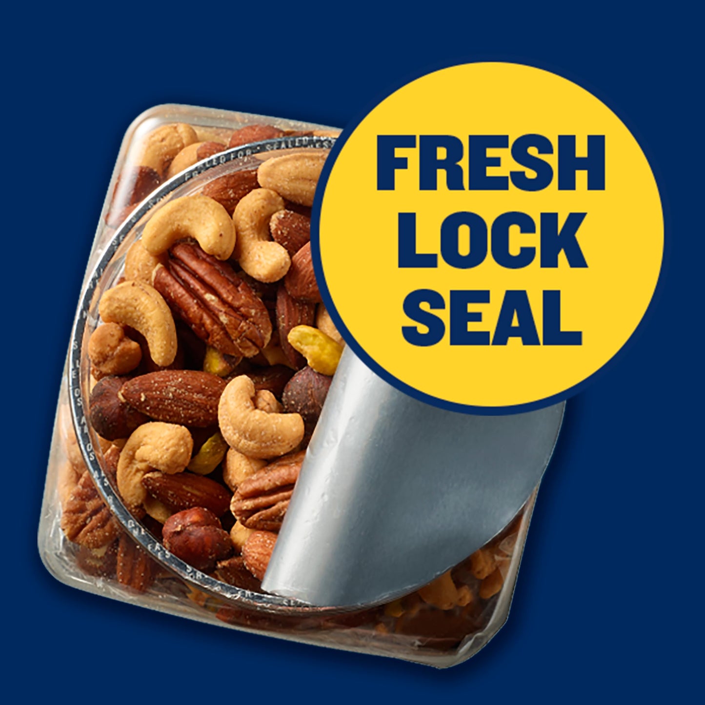 Planters Unsalted Mixed Nuts, Cashews, Almonds, Pecans, 34.5 Oz Container, Plant-Based Protein, Kosher Snack