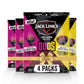 Jack Link s DUOs Original and Teriyaki Beef Jerky  Shareable Under 100 Calories Snack Packs with 11g of Protein  Great Stocking Stuffers  Bulk Pack of Individual Bags of Meat Snacks - 3.25oz (4 Count)