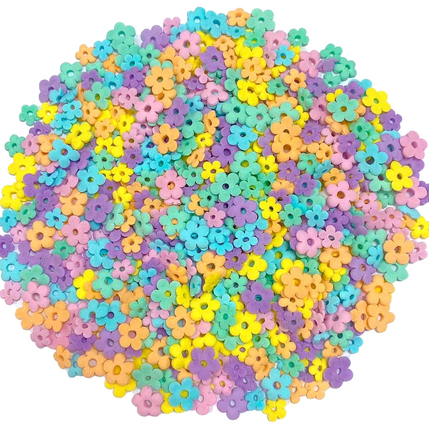 Sentovac Spring Flowers Sprinkles Edible For Cake Decorating Pastel Confetti Sprinkles Baking Cookie Cupcake Topper Ice Cream Do