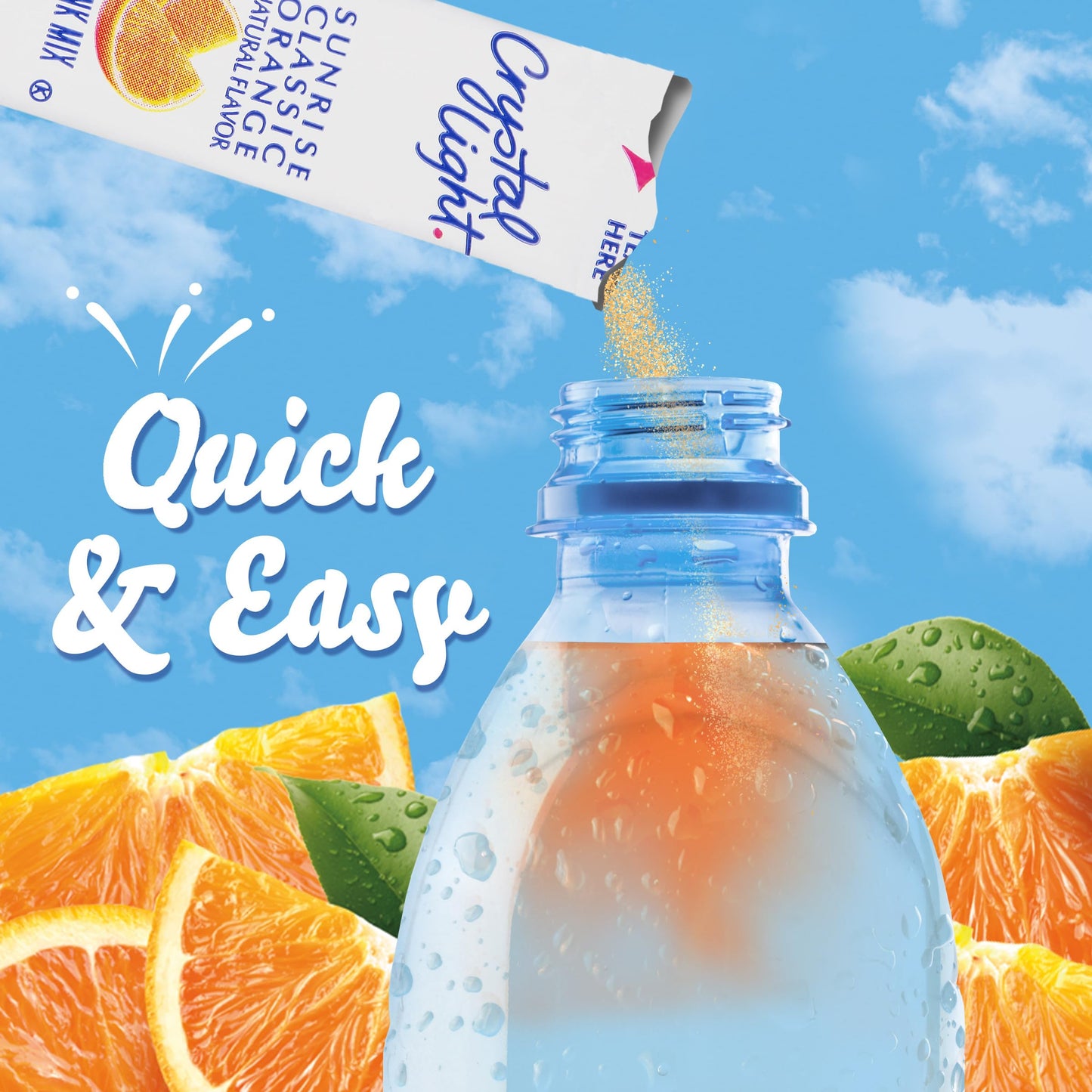Crystal Light Sugar-Free Orange On-The-Go Powdered Drink Mix 120 Count