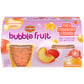 Del Monte Bubble Fruit Peach Strawberry Lemonade with Popping Boba, 3.5 Ounce Cups, Pack of 4, Orange