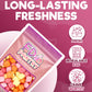 Freeze Dried Fruit Bursts Candy - Mini Original Hard Candy Mix 5Oz Treat Snack Gift Bag Cherry, Strawberry, Lemon, Orange Candie