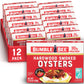 Bumble Bee Hot & Spicy Smoked Oysters, 3.75 oz Tin, Pack of 12, Gluten Free, 20g Protein per Serving