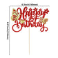 Gyufise 1Pcs Butterfly Cupcake Toppers Glitter Assembled 3D Butterly Happy Birthday Cake Topper Hollow Butterfly Cake Decoration