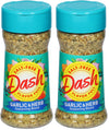 Dash Salt-Free Seasoning Blend, Garlic & Herb, 2.5 Ounce (Pack of 2)