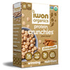 Iwon Organics Protein Crunchies - Plant-Based Protein Low Sugar Gluten & Dairy Free Non-Gmo Organic Breakfast Cereal - Cinnamon 