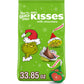 HERSHEYS KISSES Grinch Milk Chocolate  Christmas Candy Bulk Bag  33.85 oz
