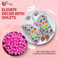 NY Spice Shop Pink Sixlets Candy - 1 Pound Shimmer Chocolate Balls for Party Décor Gifts