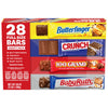 Butterfinger, Crunch, Baby Ruth And 100 Grand, Bulk 28 Pack, Assorted Full Size Chocolate Candy Bars, Stocking Stuffers, 48 Oz