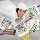 Howaf 12Pcs Eid Holiday Coloring Goodie Bags With Paint Pens For Kids, Eid Mubarak Coloring Candy Bags Ramadan Mubarak Coloring