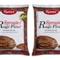 Manna Sprouted Ragi Flour 2Kg (1Kg X 2 Packs) | 100% Natural Sprouted Finger Millet Flour | Nachni Atta | Kelvaragu Flour | Rich