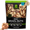 Nut Cravings Raw Brazil Nuts, Unsalted, Whole, 8oz Resealable Bag, Keto Vegan Snack