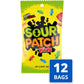 Sour Patch Kids Soft & Chewy Candy, Bulk Candy, 12 - 8 Oz Bags