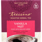 Teeccino Vanilla Nut Herbal Tea - Caffeine Free, Prebiotic, 10 Count, Model 48250TEEC-EA