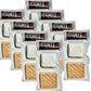 KOOKIE PLUS SMORES KIT - Individually Packaged Set with Graham Crackers, Marshmallow, Chocolate - 24 Sets - Clear
