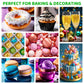 Cherrysea Luster Dust Edible Shimmer Powder - 15g Bottle, Food Grade, 4-Green for Cake, Cookie Decorations, and Drinks