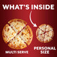 DIGIORNO Frozen Pizza - Frozen Four Cheese Pizza - 8.5 oz Personal Pizza - Stuffed Crust Pizza
