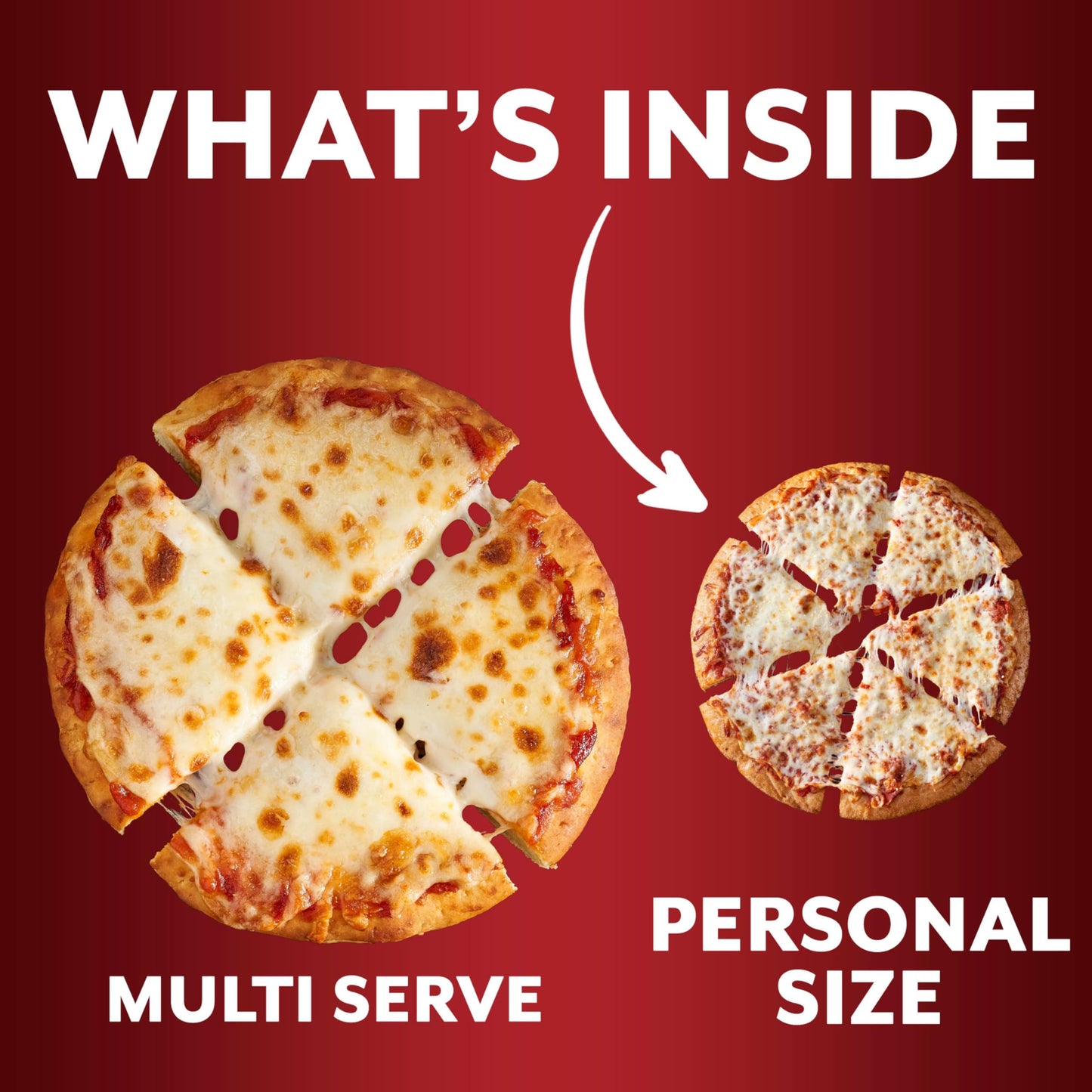 DIGIORNO Frozen Pizza - Frozen Four Cheese Pizza - 8.5 oz Personal Pizza - Stuffed Crust Pizza