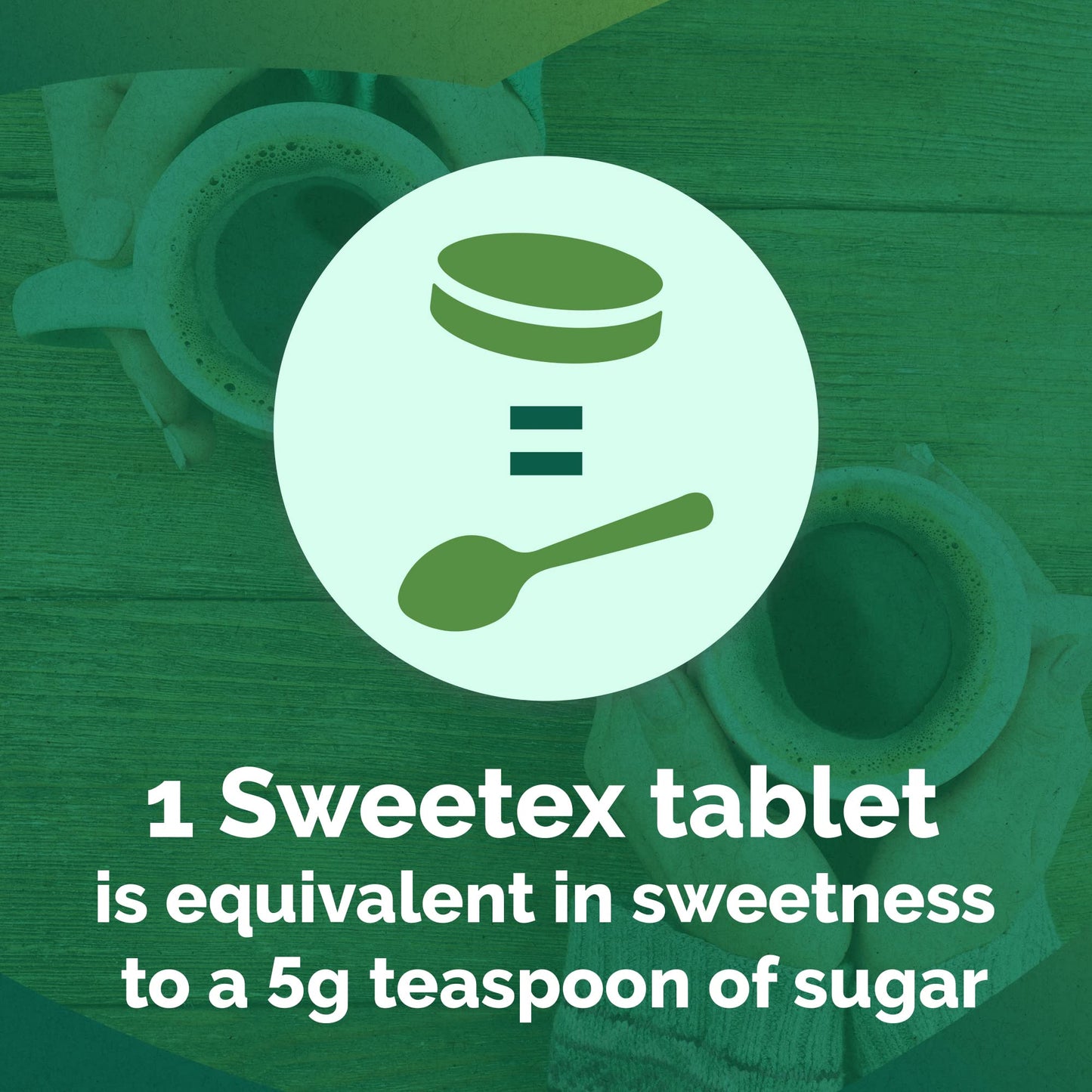 Sweetex Calorie Free Sweetener compact pieces, Model 41-94-829, Size 9.7 cm x 2.9 cm x 14.6 cm