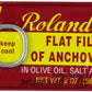 Roland Foods Flat Anchovy Fillets Packed In Olive Oil, Wild Caught, 2 Oz Can