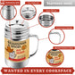 CUSINIUM Spice Shakers Set - Pack of 6, 14 oz BBQ Dry Rub Shakers with Adjustable Fan-Style Lid and Handles