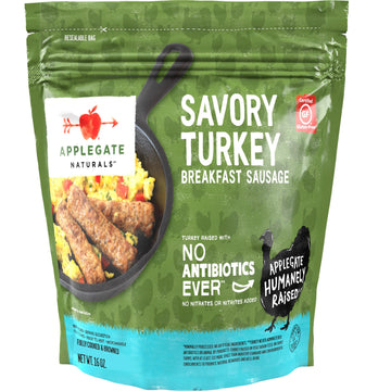 Applegate Naturals Savory Turkey Breakfast Sausage Links Family Size