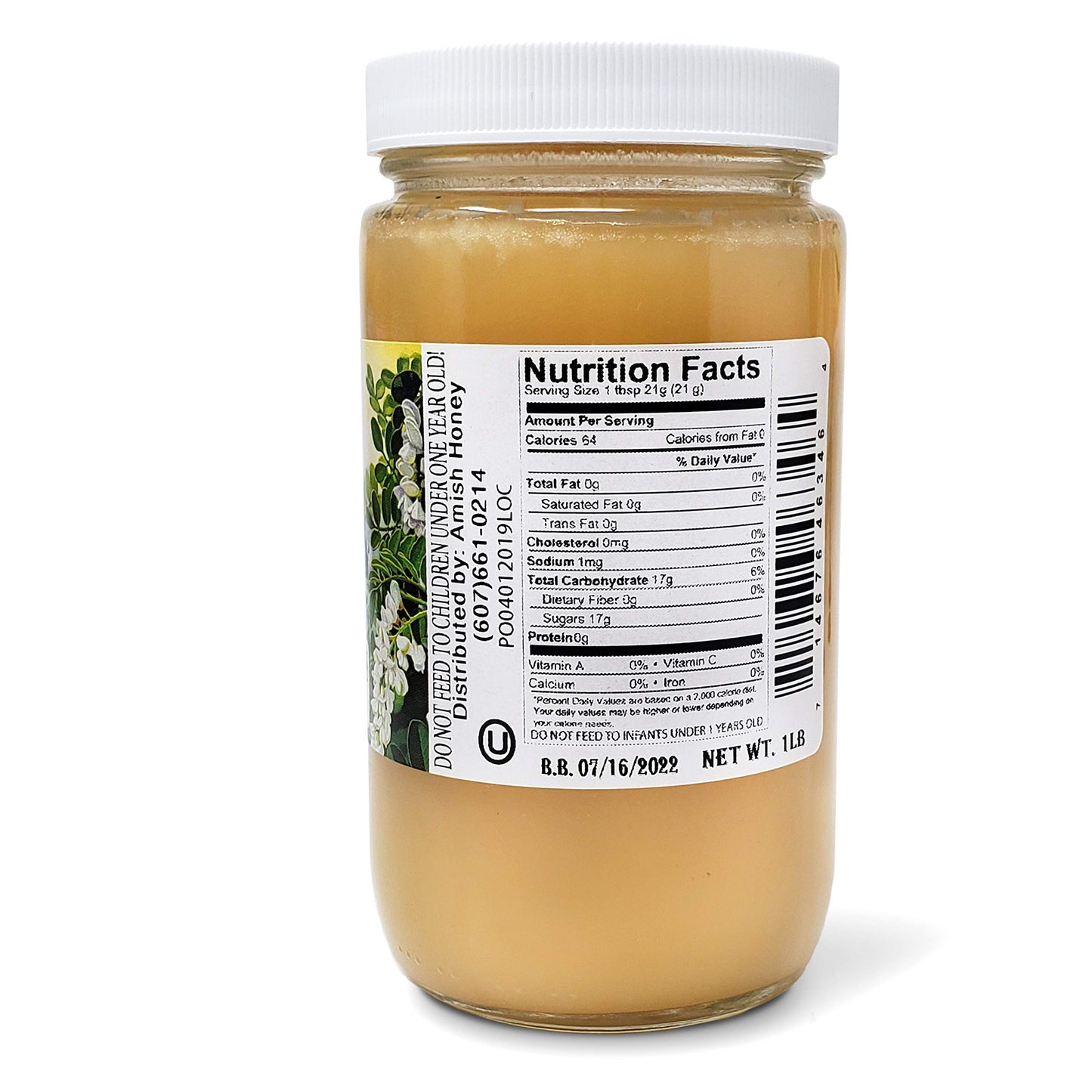 Goshen Honey Amish Dandelion Extremely Raw Honey 100% Natural Honey Health Benefits Unfiltered Unpasteurized Ou Kosher Certified