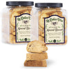 Nonni'S La Dolce Vita Almond Biscotti - 2 Tubs - 34Oz Of Biscotti Italian Cookies - Italian Biscotti Cookies - Biscotti Jar - Bi