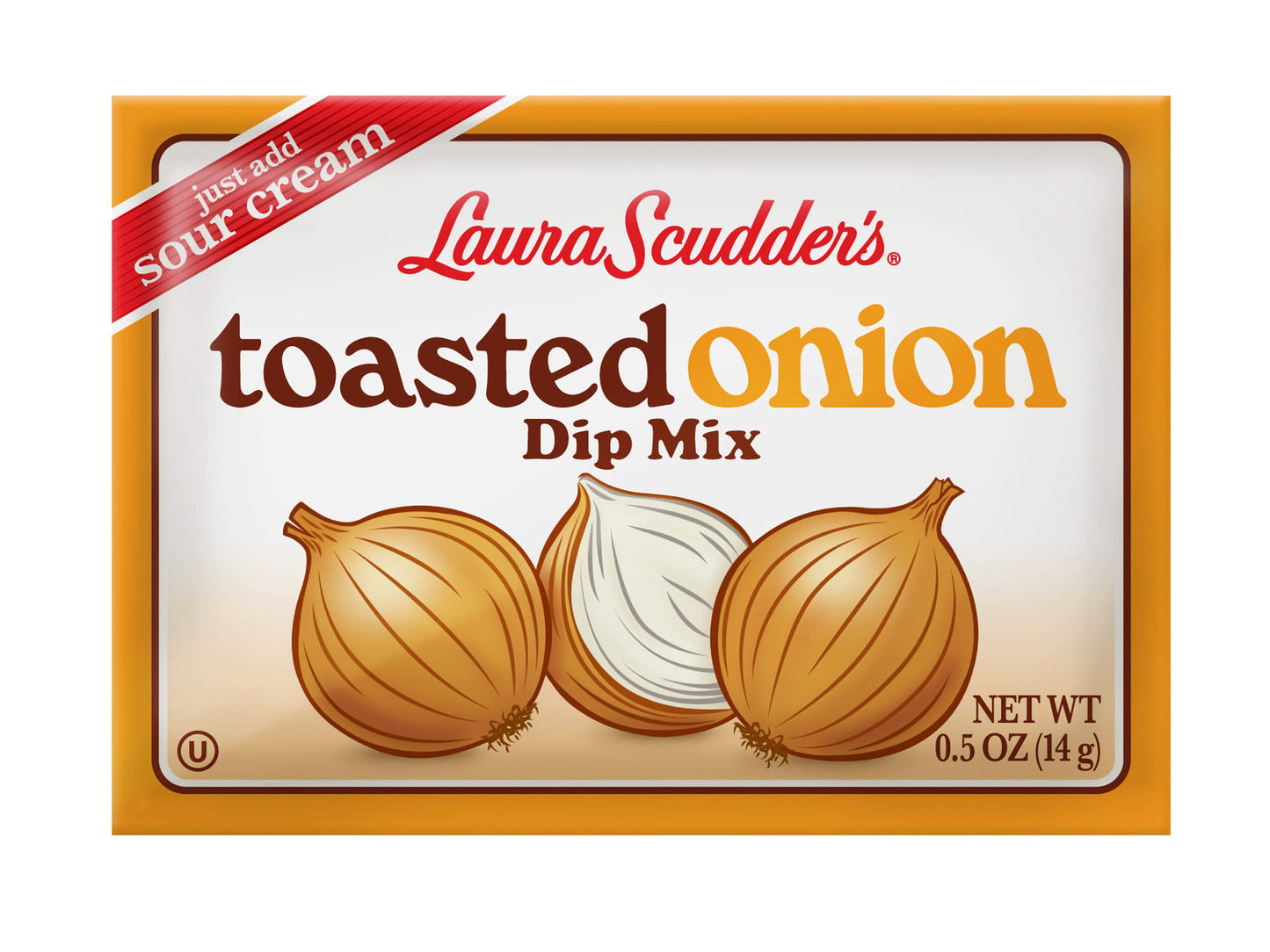 Laura Scudders Toasted Onion Dry Dip Mix - 0.5 oz, Pack of 12