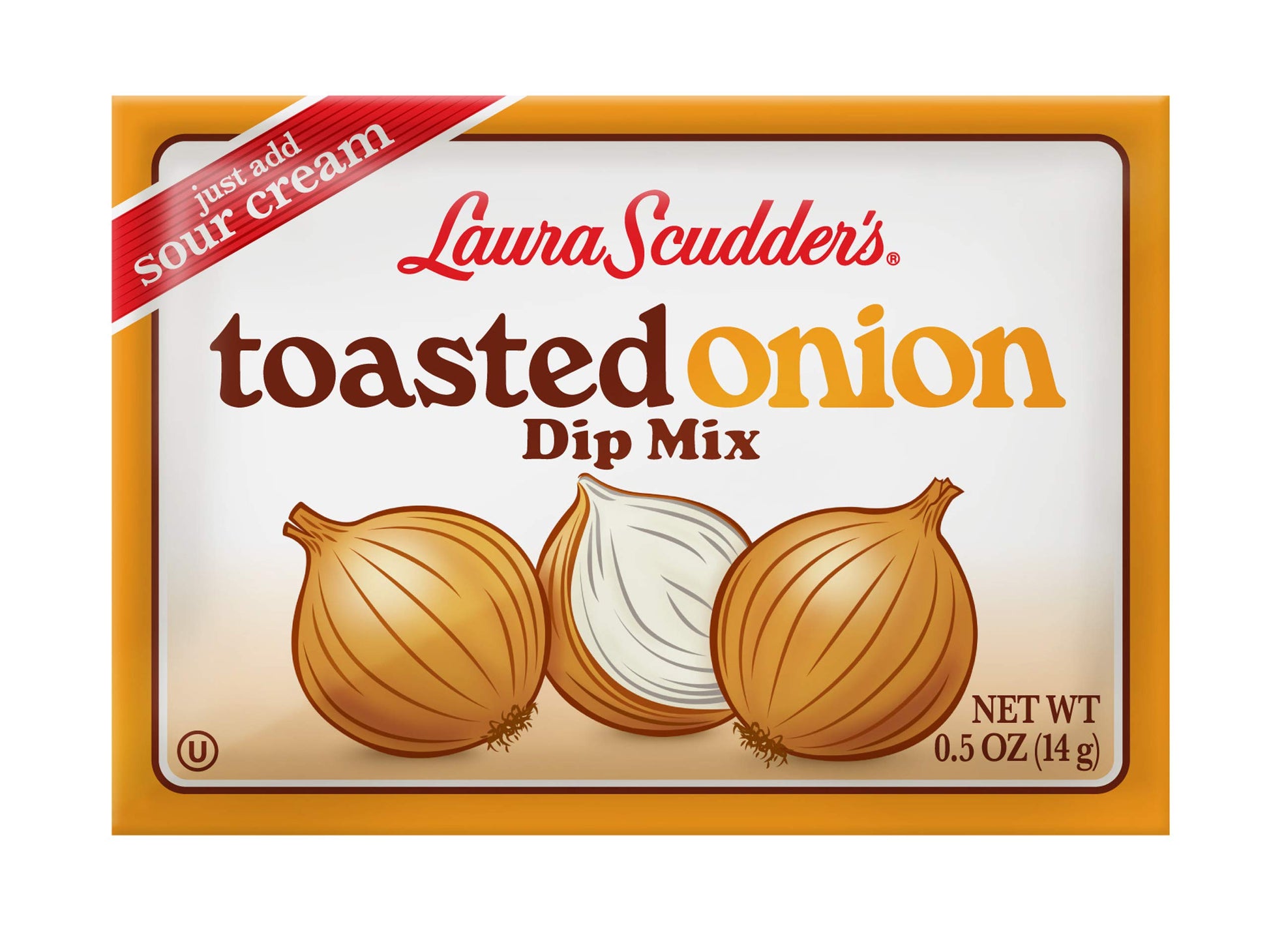 Laura Scudders Toasted Onion Dry Dip Mix - 0.5 oz, Pack of 12
