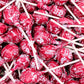 Red Raspberry Red Lollipops, Red Tootsy Pops, by Queen City Candy Cave,(1 Pound)